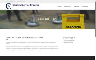 Cleaning Service Systems, Inc. website