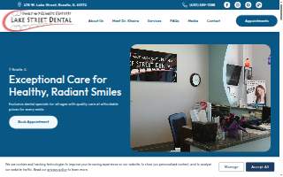 Lake Street Dental website