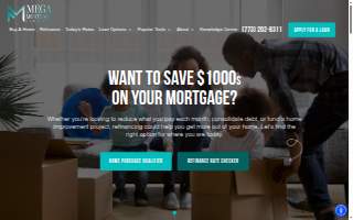 Mega Mortgage Services of Roselle website