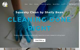 Squeaky Clean By Shelly Bean LLC website