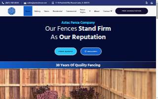 Aztec Fence Company, Inc. website