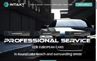 INTAKT auto repair website
