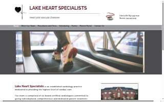 Lake Heart Specialists of Round Lake Beach website