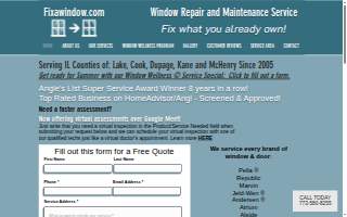 LDS Renovations Inc. - Fixawindow.com website