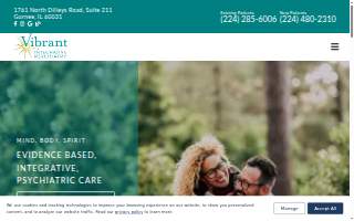 Vibrant Integrative Psychiatry: Ilya M. Ray, RN, MSN, APRN, FNP-BC, PMHNP-BC website