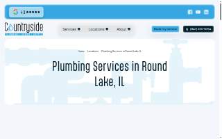 Countryside Plumbing Sewer and Septic of Round Lake website
