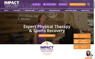 Impact Physical Therapy website