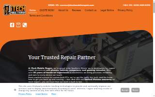iTech Mobile Repair website