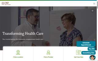 OSF Medical Group - Pediatrics of Savoy website