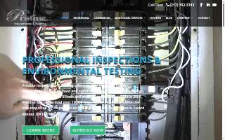 Pristine Home Inspections of Savoy website
