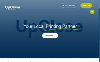 UpClose Printing of Savoy website