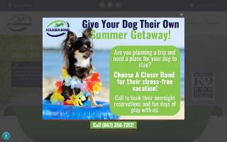 A Closer Bond Dog Training & Learning Center - Wood Street website