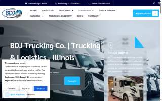 BDJ Trucking Co. INC. website