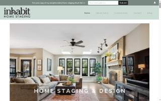 Inhabit Home Staging LLC website