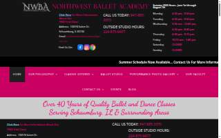 Northwest Ballet Academy of Schaumburg website