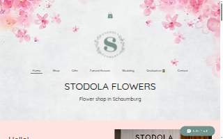 Stodola Flowers website