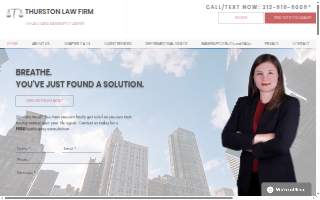Thurston Law Firm of Schaumburg website