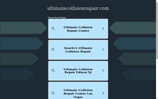 Ultimate Collision Repair Network website