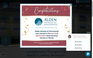 Alden Estates of Shorewood website