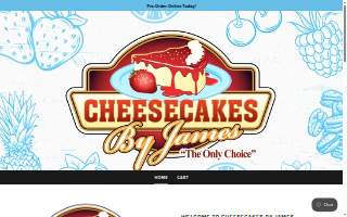 Cheesecakes By James website