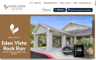Eden Vista Rock Run website