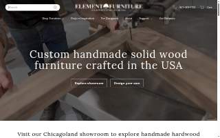Element Furniture (formerly Rustic Elements Furniture) website