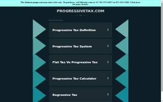 Progressive Tax website