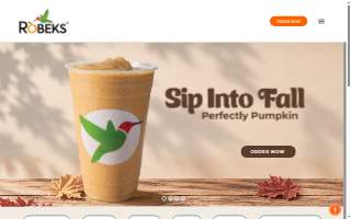 Robeks Fresh Juices & Smoothies website