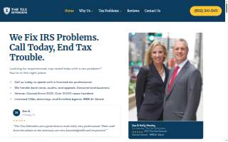 The Tax Defenders of Shorewood website