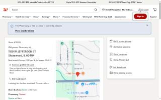 Walgreens Pharmacy of Shorewood website