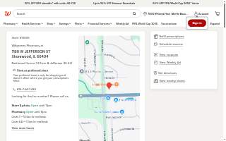 Walgreens of Shorewood website