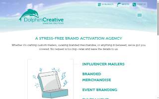 Dolphin Creative Promotions website
