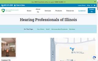 Hearing Professionals of Illinois website
