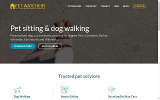Pet Watchers Inc of Skokie website
