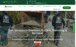 Progressive Tree Service of Skokie website