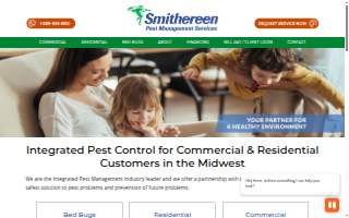 Smithereen Pest Management Services of Evanston website