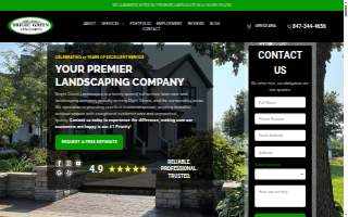 Bright Green Landscapes Inc. website