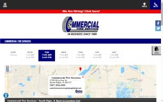 Commercial Tire Services of South Elgin website