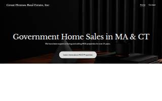 Great Homes Real Estate, Inc. website