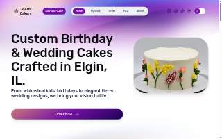 JAAMs Cakery website