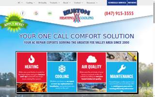 Kustom Heating and Cooling website