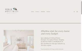 Porch & Palette Co. website