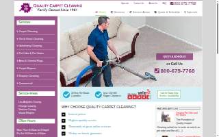 Quality Carpet Cleaning of South Elgin website