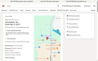 Walgreens Pharmacy of South Elgin website