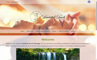 Anointed Touch Massage website