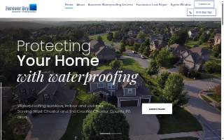 Forever-Dry Basement Waterproofing website