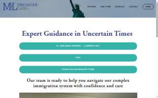 Marazan Law LLC of South Holland website