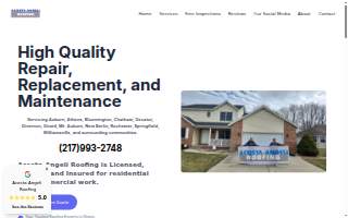 Acosta Angeli Roofing website