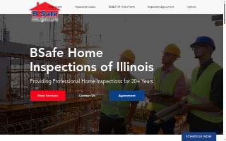 B Safe Home Inspections of Il website