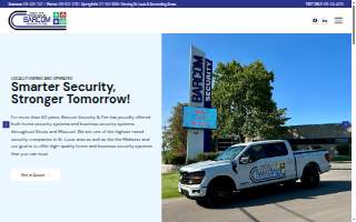 Barcom Security of Edwardsville website